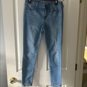 American Eagle Outfitters Women's Light Blue Jeggings